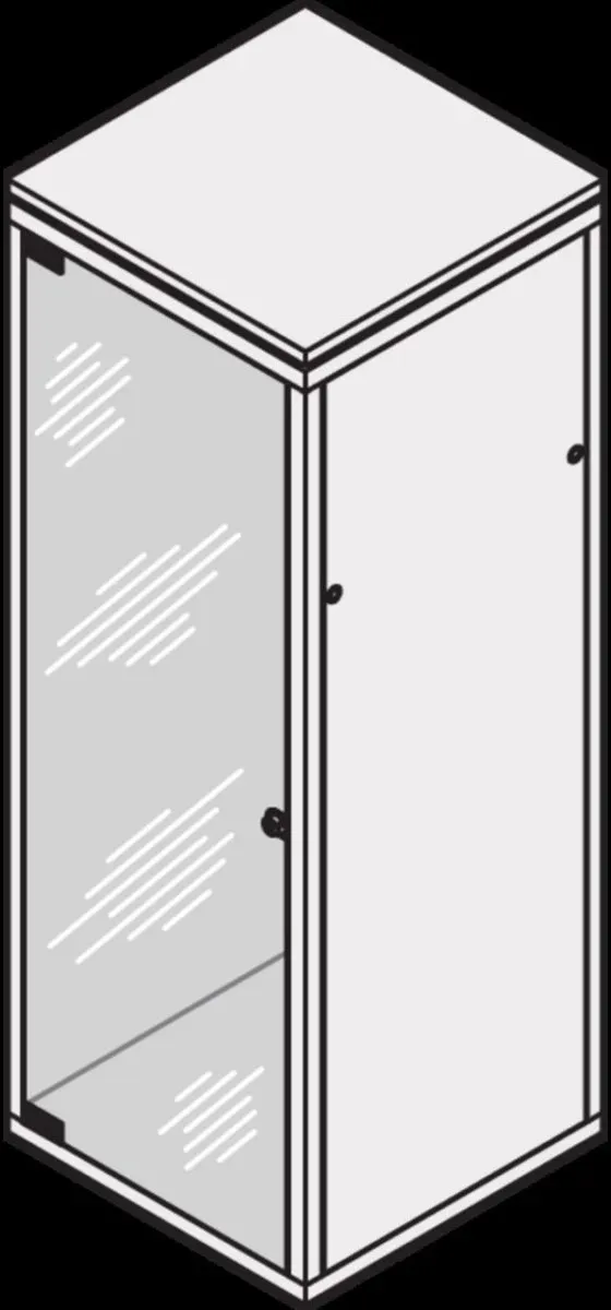 Schroff Rauchglastür 20117751