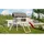 Karibu Spielhaus Fidel mit Satteldach 1,5 m Rot