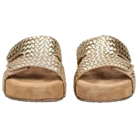 LAZAMANI Pantoletten Pantoletten Leder/Textil - Gold - 39
