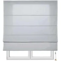 STORESDECO Raffrollo|, Grau, Kunststoff, Uni, Rechteckig, 90x250 cm, CE, Wohntextilien, Rollos - Jalousien, Rollos, Raffrollos