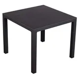 bene living Gartentisch Tarifa 90 x 90 cm dark grey Aluminium