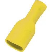 TRU Components 1572130 Flachsteckhülse Steckbreite: 6.4 mm Steckdicke: 0.8