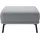 Schöner Wohnen Hocker Pearl 80 x 45 x 80 cm grau