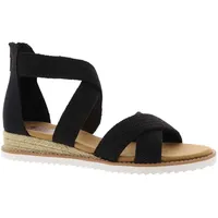 Skechers Damen Desert Kiss Sandale, Schwarz, 40 EU - 41.5 EU