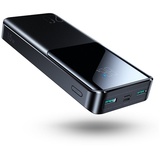 Joyroom 15W 20000mAh Powerbank PD QC3.0 Schnell-Ladegerät ErsatzAkku 3.1A 3 Output schwarz
