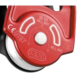 Petzl Rescue Seilrolle Rot/Schwarz