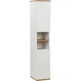 welltime Hochschrank, Haarlem Breite 26 cm, Badmöbel, Schrank, weiß