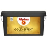 Alpina Farbrezepte GOLD-EFFEKT 3 l Goldfarbe für ausgefallene Effekte