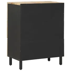 vidaXL Stauraumschränke 60 x 33 x 75 cm Massivholz Mango Natur