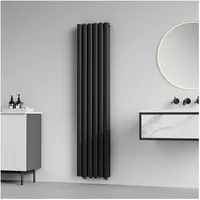 neu.haus Design Röhrenheizkörper Nore 1600 x 360 mm 1198 W schwarz Mittelventil
