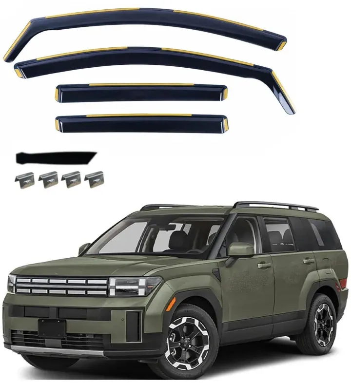 4-teiliges Set mit Windabweisern für Hyundai Santa Fe V (MX5) 2024 +