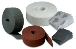 3MTM Scotch-BriteTM Handpad 98, weiß 58349 , 1 Karton = 9 Rollen, 100 mm x 10 mm