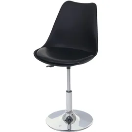 Mendler Drehstuhl Malmö T501 Kunstleder schwarz 2er Set
