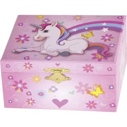 Goki Musikspieldose Einhorn, Melodie: Schwanensee  15543