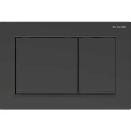Geberit Omega30 Betätigungsplatte schwarz matt lackiert/schwarz 115.080.16.1