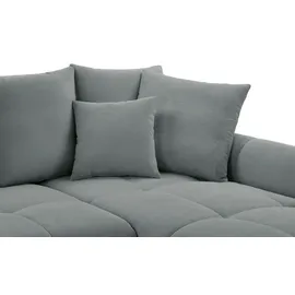 bobb Eckcouch Flachgewebe 3-Sitzer Beige