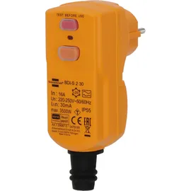 Brennenstuhl 1290670 Personenschutz-Zwischenstecker PRCD 230V Gelb IP55