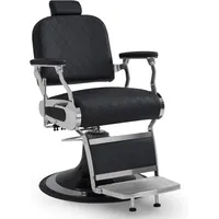 BarberPub Friseurstuhl mit Kopfstütze Kippbar, Friseureinrichtung mit Hydraulikpumpe 360° Drehbar, Bedienungsstuhl Höhenverstellbar, Friseurstühle