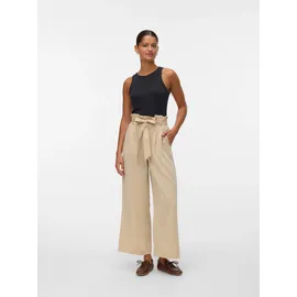 Vero Moda Paperbag-Hose Beige S