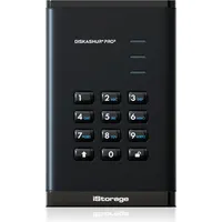 iStorage diskAshur PRO3 SSD 2TB (2000 GB), Externe SSD, Schwarz