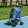 PawHut Hundewagen Blau 67 x 45 x 96 cm