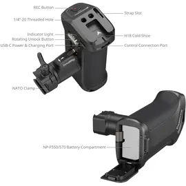 SmallRig Seitengriff mit REC-Taste 5235 für Canon und Blackmagic Design Kameras - Zum Sonderpreis