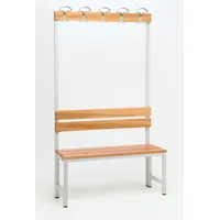 Szagato Garderobenbank mit Haken 1-seitig HxBxT 170x100x30 cm Marke