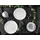 CreaTable Luna Black Line Kaffeeservice 18-tlg. schwarz