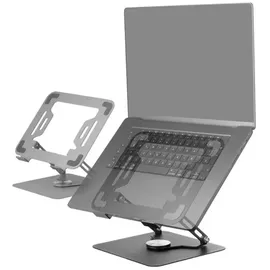 Mars Gaming MA-RSN, Laptop- und Tablet-Ständer bis 17", Höhenverstellung, 360o Drehung, weiß