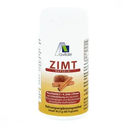 Zimt Kapseln 500 mg+Vitamin C+e