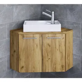 VCM 2-tlg. Eck Waschplatz Waschtisch Vilosa