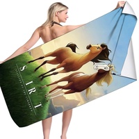 LRUD Spirit Duschtuch 70x140 - Strandtuch Badetuch,groß Badetuch Kinder Geschenkidee,Badetuch Für Jungen Und Mädchen, Microfaser Handtücher (A04,90x180cm)