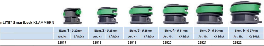 UNGER nLITE Smartlock Klammern