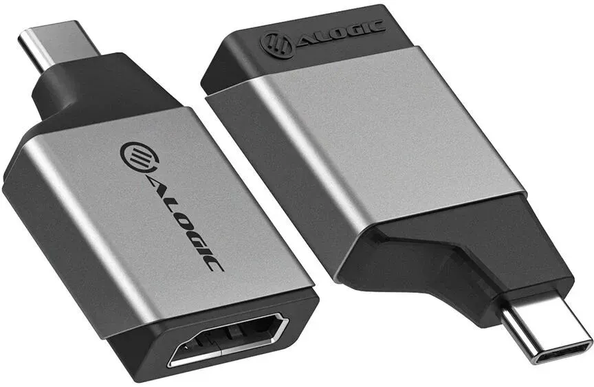 ALOGIC ULCHDMN-SGR USB-Grafikadapter 3840 x 2160 Pixel Schwarz, Grau