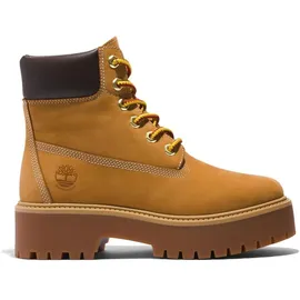 Timberland Womens 6 Inch Lace UP Waterproof Boot wheat 11 Wide Fit