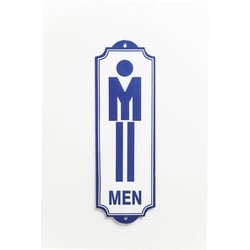 Deko Schild Toilet Men