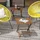 Outsunny Beistelltisch 45 x 45 x 45 cm Beige