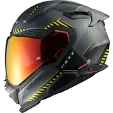 NEXX X.WST3 Fluence, Integralhelm - Matt Schwarz/Grau/Neon-Gelb - M