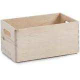Zeller | Multifunktionsbehälter, Holzorganizer mit 4 Fächern