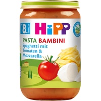 HiPP Bio Pasta Bambini Spaghetti mit Tomaten und Mozzarella 220 g