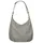 Cluty Shopper echt Leder, Made in Italy, grau | Grau