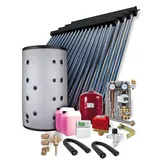 Sunex Solaranlage Paket HP22 14,44m2 Vakuumröhrenkollektor Frischwasserspeicher 800l