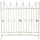 CLP Gartenzaun Mangold 100 x 200 cm Antik-Creme
