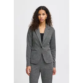 ICHI Kurzblazer IHKATE JACQUARD BL4 20121600 moderner Blazer in Grau | Gr.: L