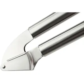 Fackelmann Chefkoch trifft Fackelmann – Premium Knoblauchpresse München, Silber, Metall, 19.5 cm, Kochen, Küchenhelfer, Knoblauchpresse