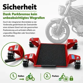 Trutzholm Rollbrett Metall 54x19 cm rot