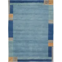 LUXOR LIVING Nepalteppich Manali blau 120 x 180 cm