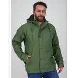 Deproc activ  Regenjacke DEPROC ACTIVE "Friesennerz ANKERGLUTREISE MEN" Gr. 4XL (60), grün Herren Jacken auch in Großen Größen erhältlich