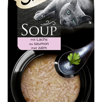 Sheba Soup mit Lachs Katzenfutter nass