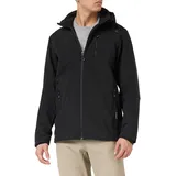 CMP Herren-Softshelljacke mit abnehmbarer Kapuze, Schwarz, 56